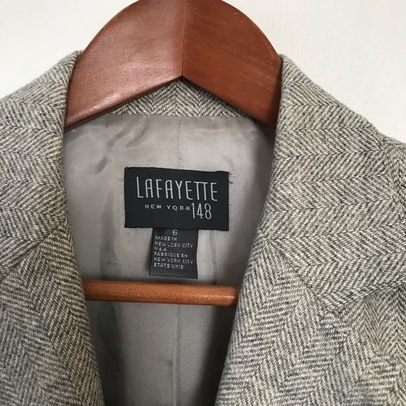 ** Lafayette 148 New York ** wool, cashmere coat - Picture 6 of 9